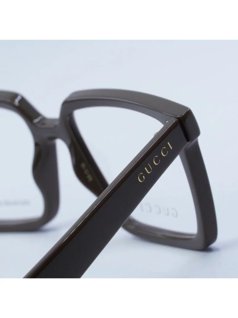 Gucci GG1540O 007 Eyeglasses Brown 55mm Square Frame